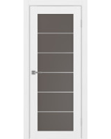 Парма_401АСС.2 молдинг алюм.хром ЭКО-шпон Белый лёд