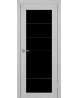 Парма_401АСС.2 молдинг алюм.чёрн. ЭКО-шпон Дуб серый FL