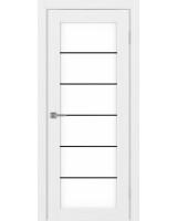 Парма_401АСС.2 молдинг алюм.чёрн. ЭКО-шпон Белый лёд