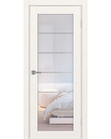 Парма_401АСС.2 молдинг алюм.хром ЭКО-шпон Бежевый