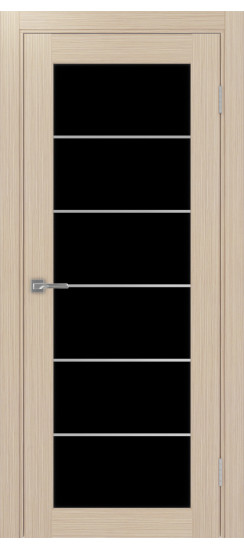 Межкомнатная дверь Парма_401АСС.2 молдинг алюм.хром.30  Дуб беленый FL