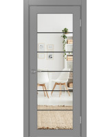 Парма_401АСС.2 молдинг алюм.чёрн. ЭКО-шпон Серый