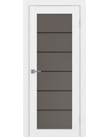 Парма_401АСС.2 молдинг алюм.чёрн. ЭКО-шпон Белый лёд