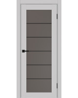 Парма_401АСС.2 молдинг алюм.чёрн. ЭКО-шпон Пепельный