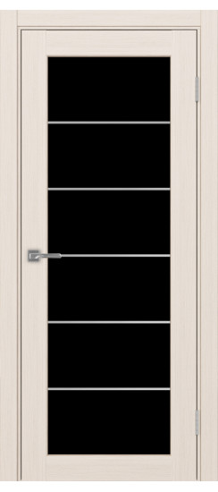 Межкомнатная дверь Парма_401АСС.2 молдинг алюм.хром.30  Ясень перламутровый