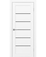 Парма_401АПП.1 молдинг алюм.чёрн. ЭКО-шпон Белый снежный