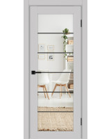 Парма_401АСС.2 молдинг алюм.чёрн. ЭКО-шпон Пепельный