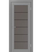 Парма_401АСС.2 молдинг алюм.чёрн. ЭКО-шпон Серый