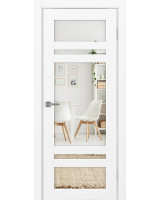 Парма_422.22222 ЭКО-шпон Белый снежный