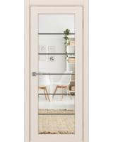 Парма_401АСС.2 молдинг алюм.чёрн. ЭКО-шпон Ясень перламутровый