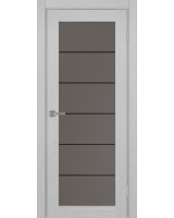 Парма_401АСС.2 молдинг алюм.чёрн. ЭКО-шпон Дуб серый FL