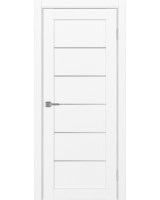 Парма_401АПП.1 молдинг алюм.хром ЭКО-шпон Белый снежный