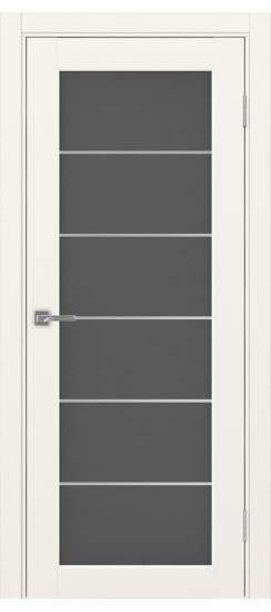 Межкомнатная дверь Парма_401АСС.2 молдинг алюм.хром.30  Бежевый