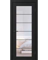 Парма_401АСС.2 молдинг алюм.чёрн. ЭКО-шпон Антрацит