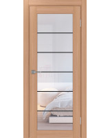 Парма_401АСС.2 молдинг алюм.чёрн. ЭКО-шпон Ясень тёмный