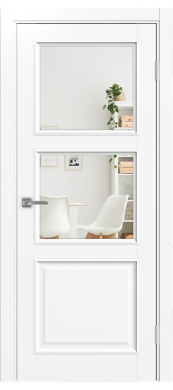 Межкомнатная дверь Тоскана_630.221 багет.35  Белый снежный