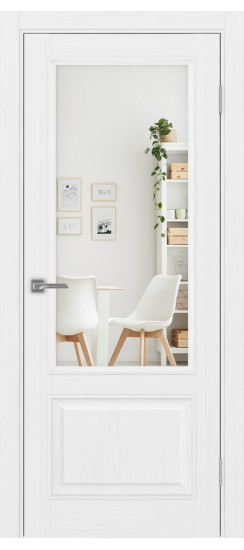 Межкомнатная дверь Тоскана_640.21 багет.35  Белый лёд