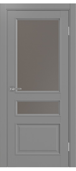 Межкомнатная дверь Тоскана_631.221 багет.35  Серый
