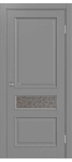 Межкомнатная дверь Тоскана_631.121 багет.35  Серый