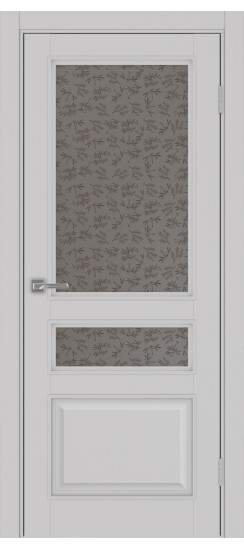 Межкомнатная дверь Тоскана_631.221 багет.35  Пепельный