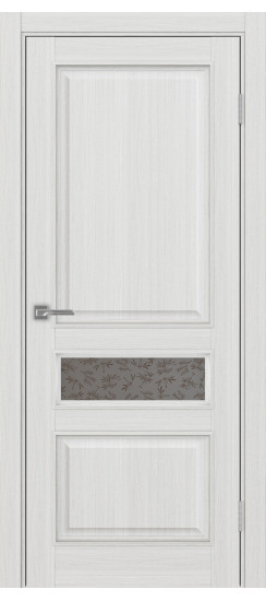 Межкомнатная дверь Тоскана_631.121 багет.35  Ясень серебристый