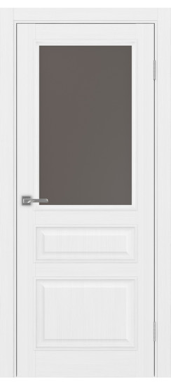 Межкомнатная дверь Тоскана_631.211 багет.35  Белый лёд