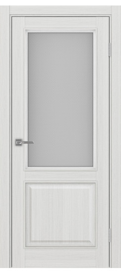 Межкомнатная дверь Тоскана_602.21 багет.35  Ясень серебристый