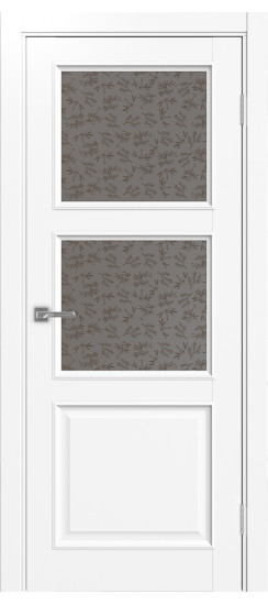 Межкомнатная дверь Тоскана_630.221 багет.35  Белый снежный