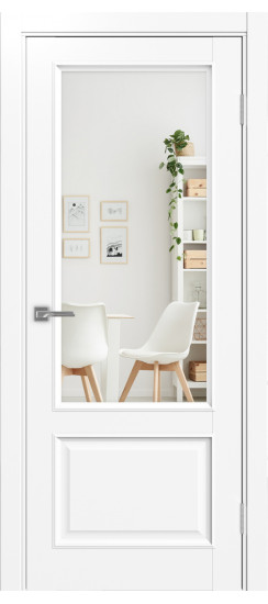 Межкомнатная дверь Тоскана_640.21 багет.35  Белый снежный