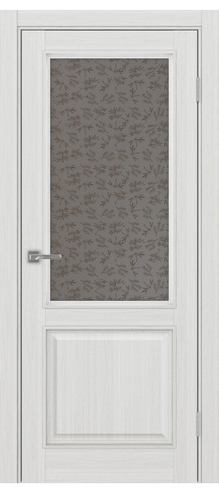 Межкомнатная дверь Тоскана_602.21 багет.35  Ясень серебристый