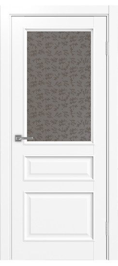 Межкомнатная дверь Тоскана_631.211 багет.35  Белый снежный