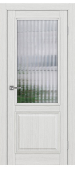 Межкомнатная дверь Тоскана_602.21 багет.35  Ясень серебристый