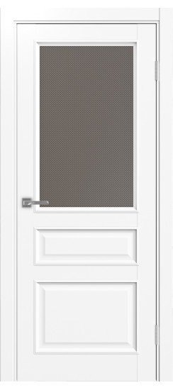 Межкомнатная дверь Тоскана_631.211 багет.35  Белый снежный