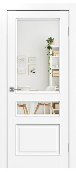 Межкомнатная дверь Тоскана_631.221 багет.35  Белый снежный