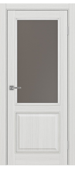 Межкомнатная дверь Тоскана_602.21 багет.35  Ясень серебристый