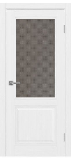 Межкомнатная дверь Тоскана_602.21 багет.35  Белый лёд