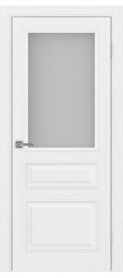 Межкомнатная дверь Тоскана_631.211 багет.35  Белый лёд