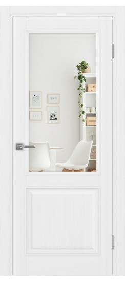 Межкомнатная дверь Тоскана_602.21 багет.35  Белый лёд