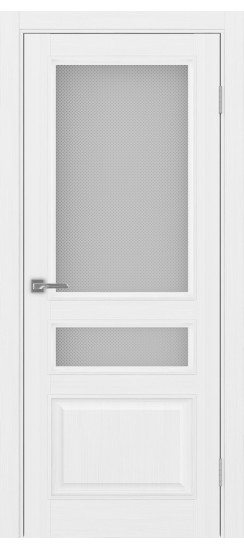 Межкомнатная дверь Тоскана_631.221 багет.35  Белый лёд