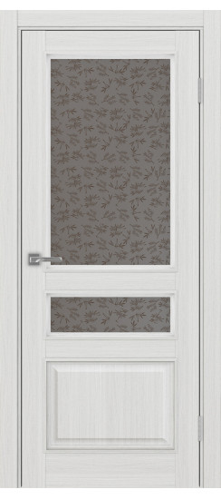 Межкомнатная дверь Тоскана_631.221 багет.35  Ясень серебристый