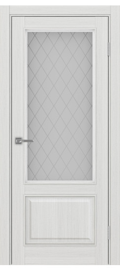 Межкомнатная дверь Тоскана_640.21 багет.35  Ясень серебристый