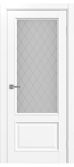 Межкомнатная дверь Тоскана_602.21 багет.35  Белый снежный