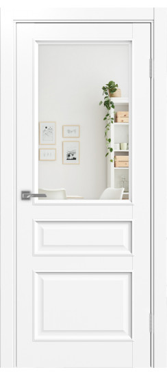 Межкомнатная дверь Тоскана_631.211 багет.35  Белый снежный