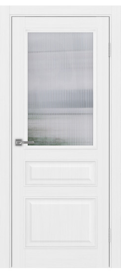 Межкомнатная дверь Тоскана_631.211 багет.35  Белый лёд