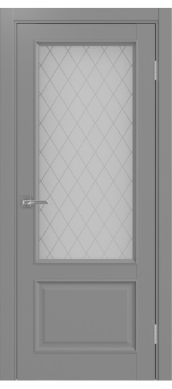 Межкомнатная дверь Тоскана_640.21 багет.35  Серый