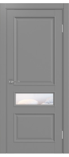 Межкомнатная дверь Тоскана_631.121 багет.35  Серый