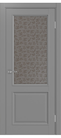 Межкомнатная дверь Тоскана_602.21 багет.35  Серый