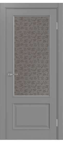 Межкомнатная дверь Тоскана_640.21 багет.35  Серый