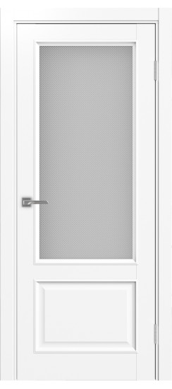 Межкомнатная дверь Тоскана_640.21 багет.35  Белый снежный