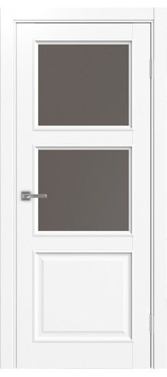 Межкомнатная дверь Тоскана_630.221 багет.35  Белый снежный
